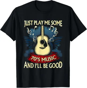 70s Music Rock And Roll Retro Vintage 1970s Music Shirt T-Shirt