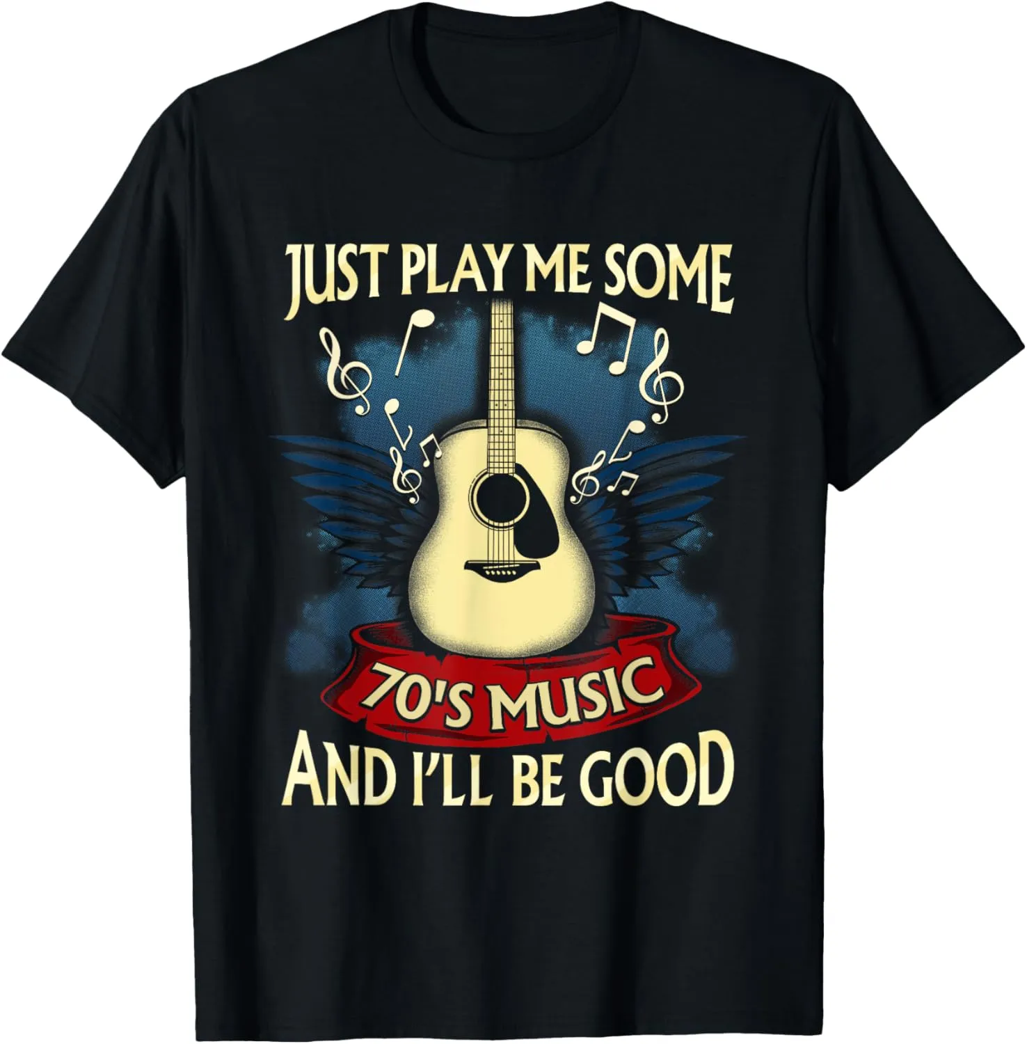 70s Music Rock And Roll Retro Vintage 1970s Music Shirt T-Shirt