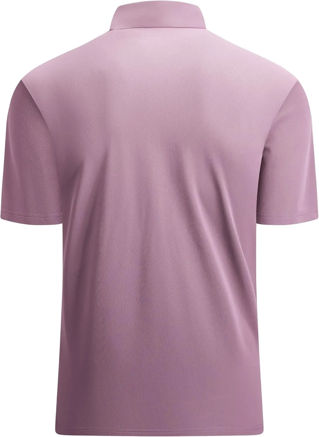 Alex Vando Mens Seamless Golf Shirt Moisture Wicking Quick-Dry Tailored Fit Polo Shirts