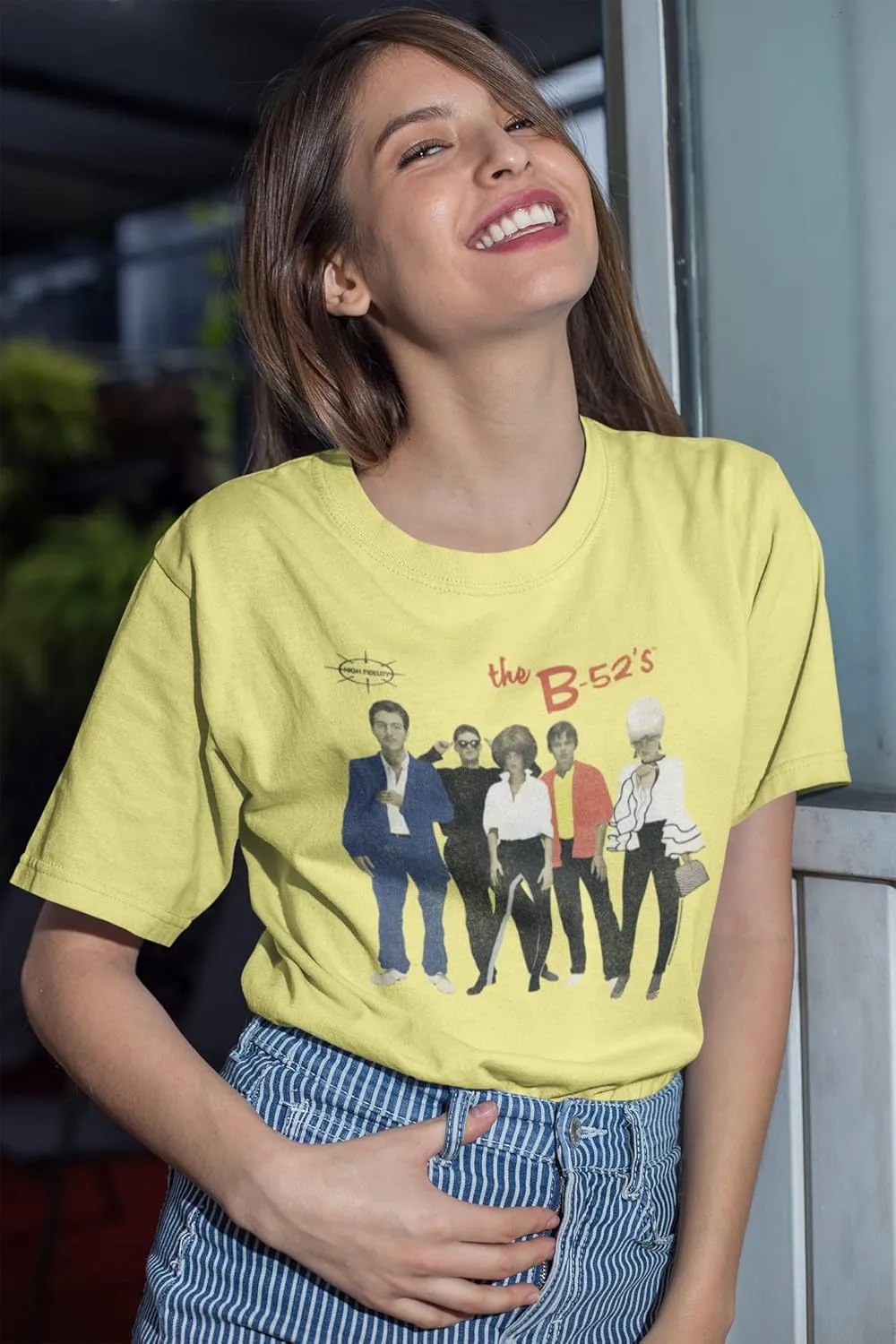 American Classics The B52s Band Retro Band Photo Adult Short Sleeve T-Shirt Graphic Tee