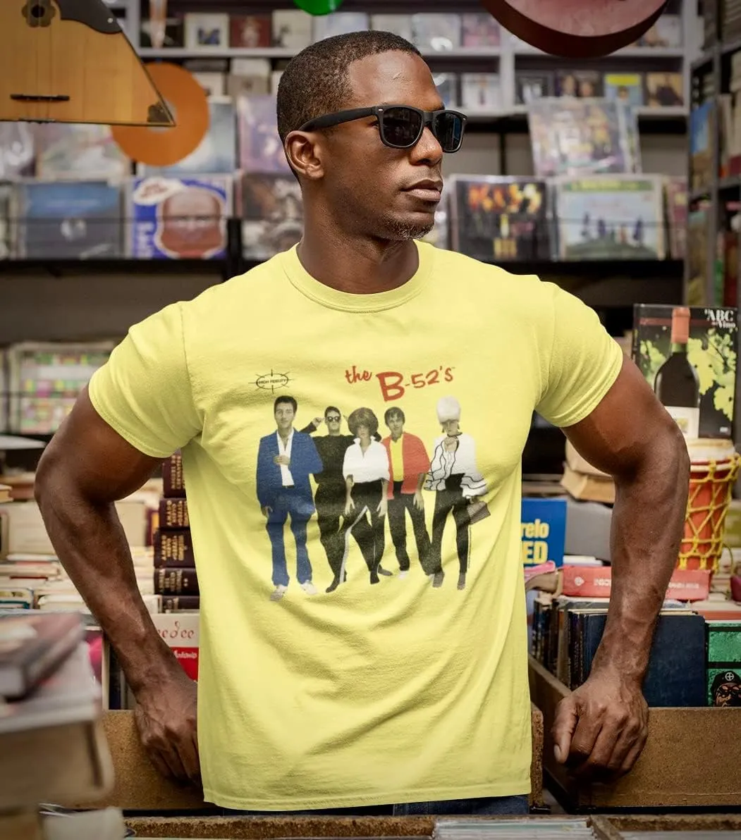 American Classics The B52s Band Retro Band Photo Adult Short Sleeve T-Shirt Graphic Tee