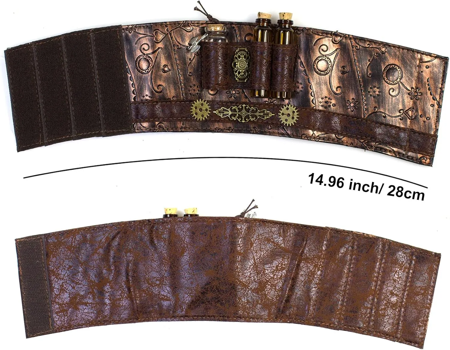 Armband Steampunk Arm Bracer Cuff Wrist Guard Sleeve Armor Gauntlet Medieval Gothic Witch Magic Bottle Lolita Cosplay Props