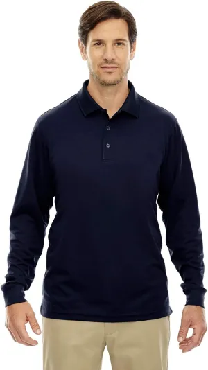 Ash City Core 365 Mens Pinnacle Performance Long Sleeve Pique Polos (88192)