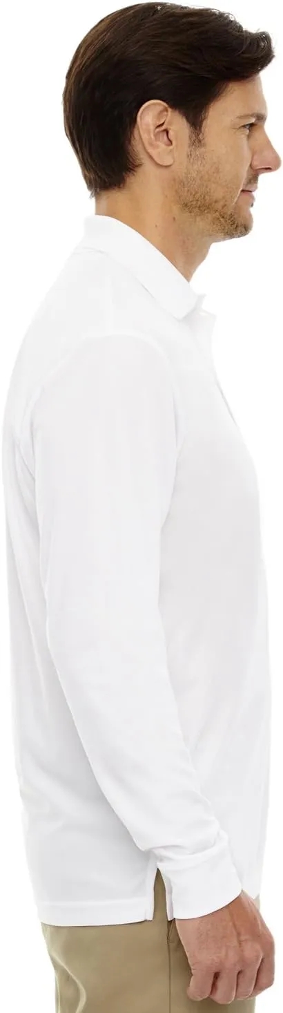 Ash City Core 365 Mens Pinnacle Performance Long Sleeve Pique Polos (88192)