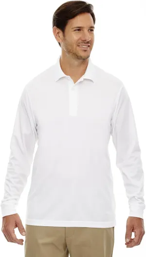 Ash City Core 365 Mens Pinnacle Performance Long Sleeve Pique Polos (88192)