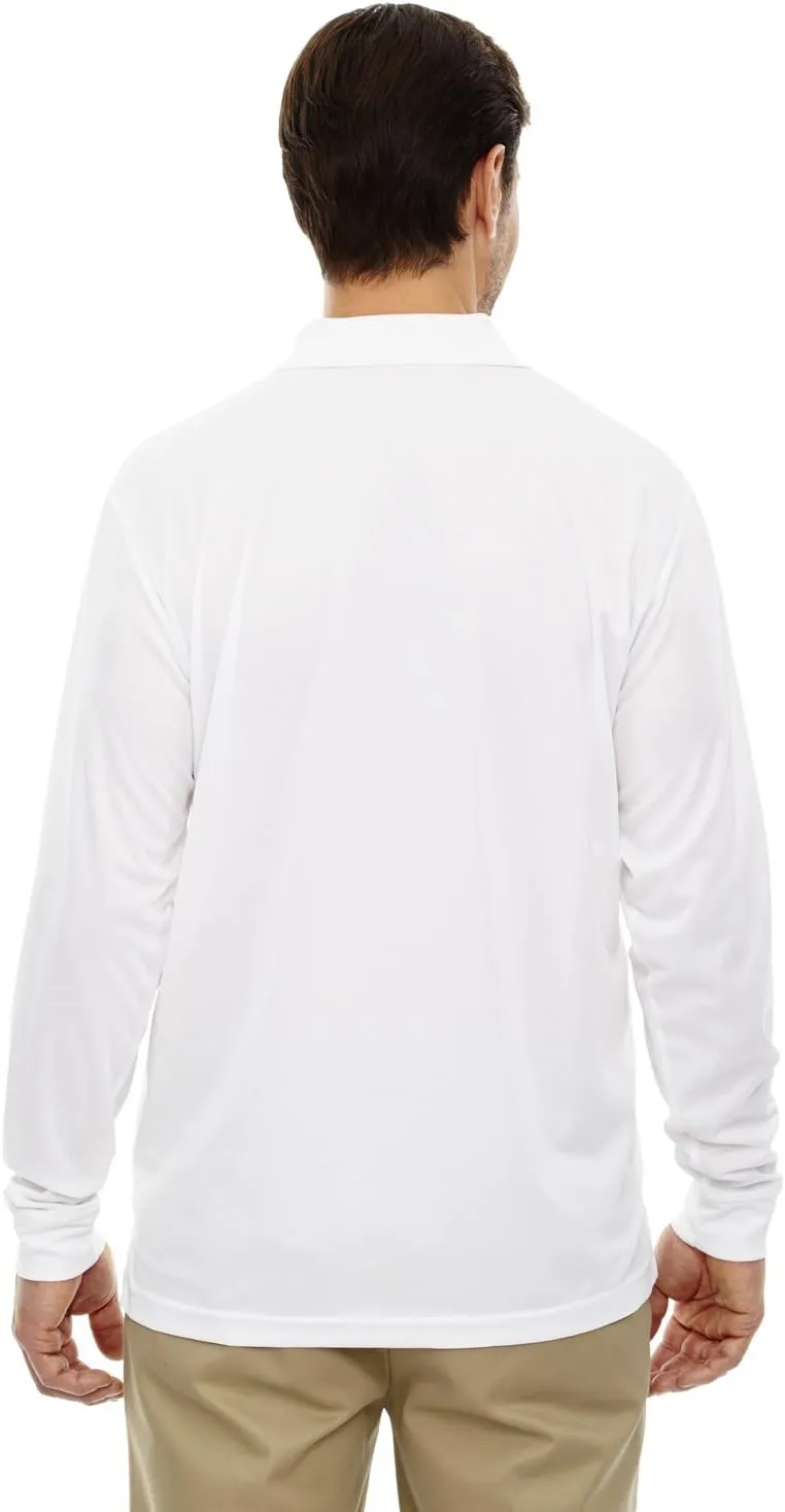 Ash City Core 365 Mens Pinnacle Performance Long Sleeve Pique Polos (88192)