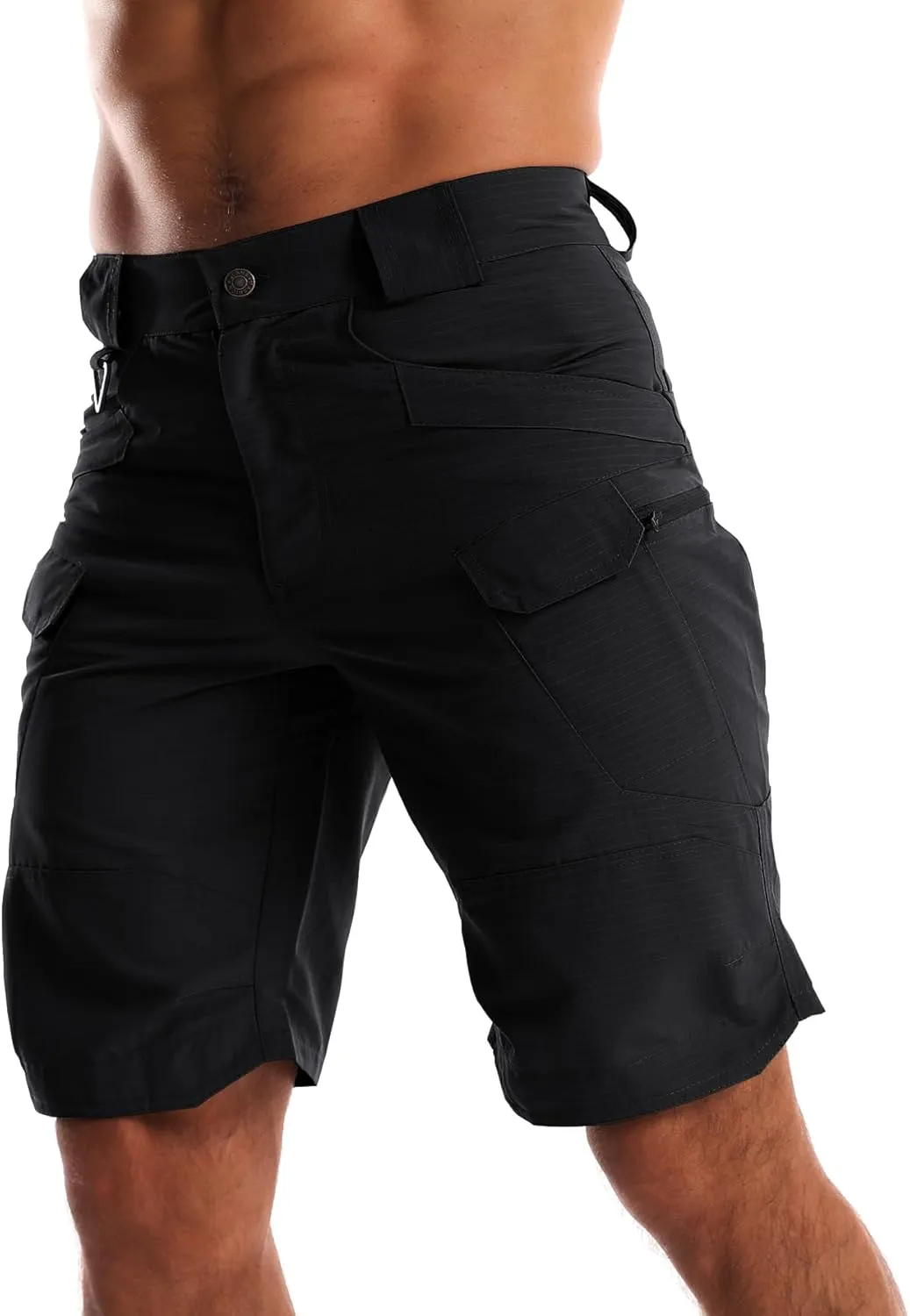 AUTIWITUA Men's Waterproof Tactical Shorts Outdoor Lightweight Quick Dry Breathable Hiking Fishing Cargo Shorts