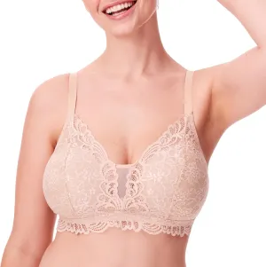 Bali Women's Lace Desire All Over Wire Free Bra
