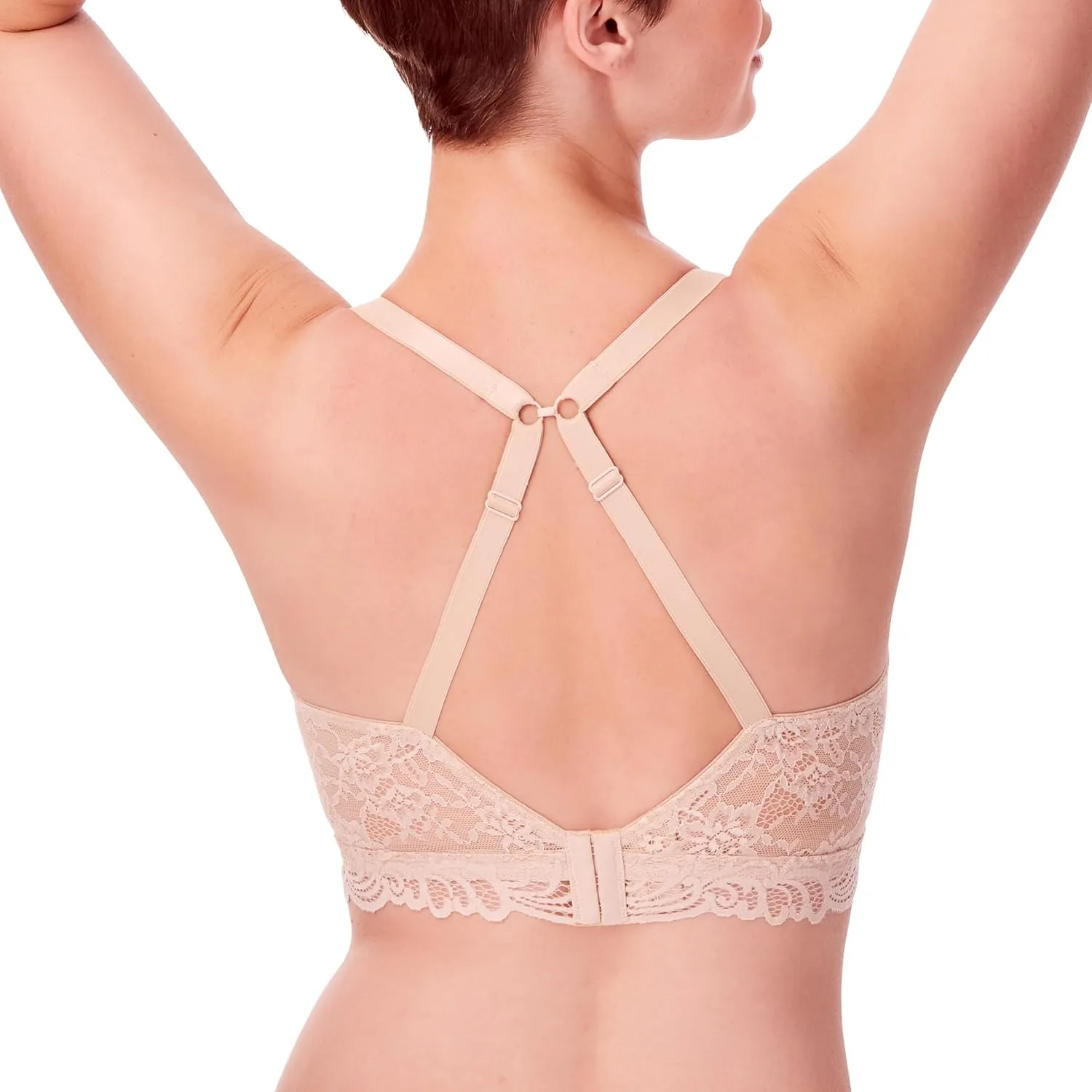 Bali Women's Lace Desire All Over Wire Free Bra