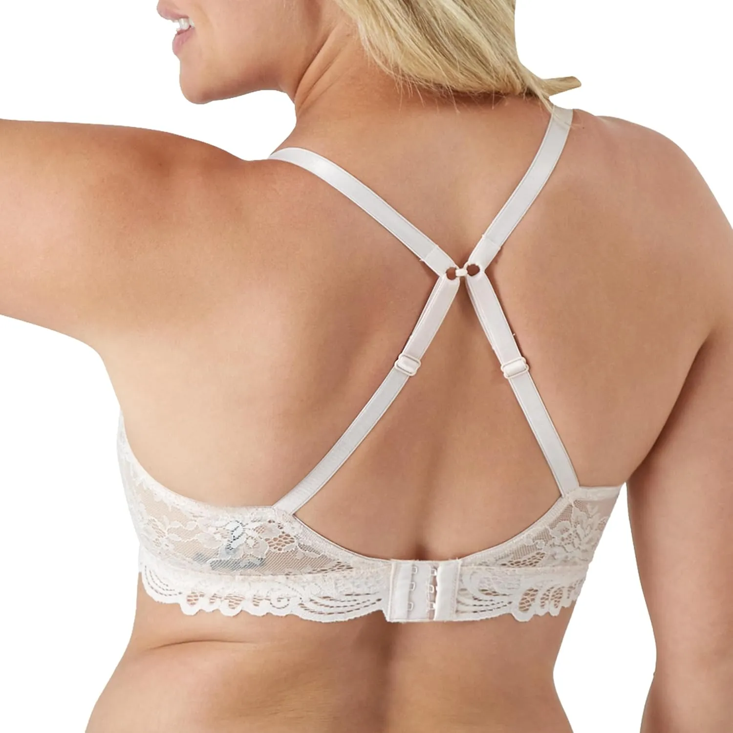 Bali Women's Lace Desire All Over Wire Free Bra