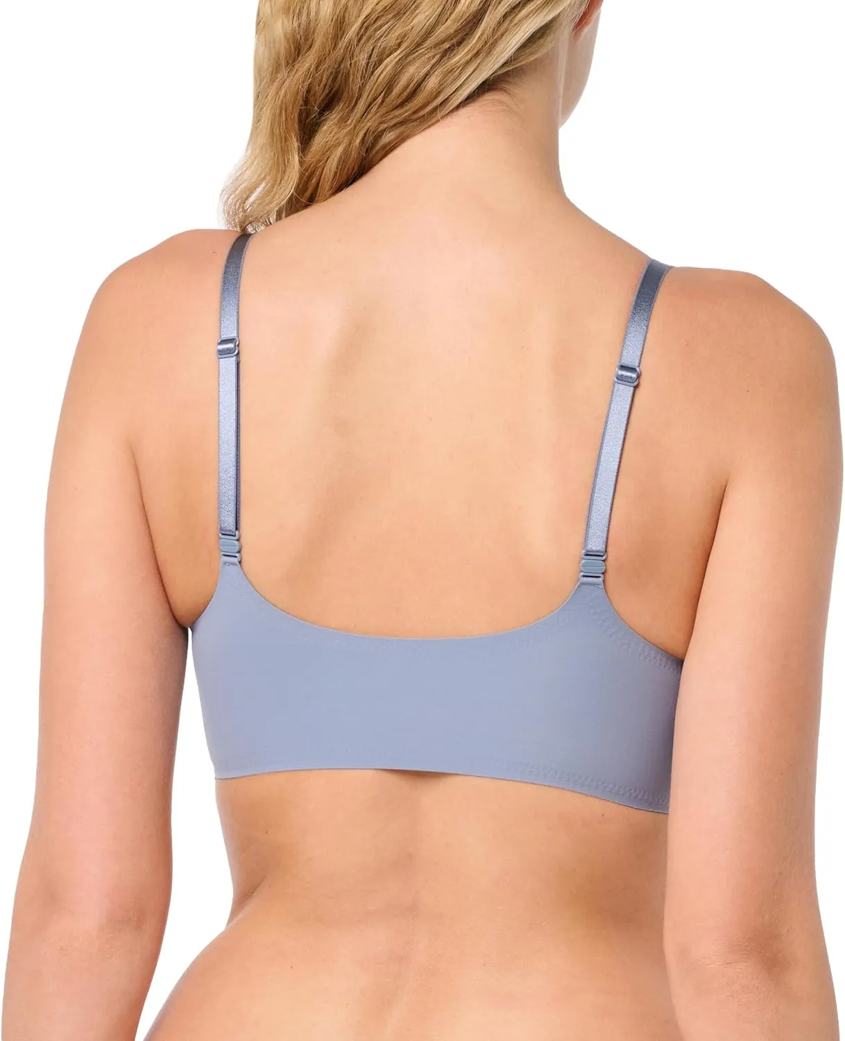 Calvin Klein Women's Invisibles Comfort Lightly Lined Seamless Wireless Triangle Bralette Bra