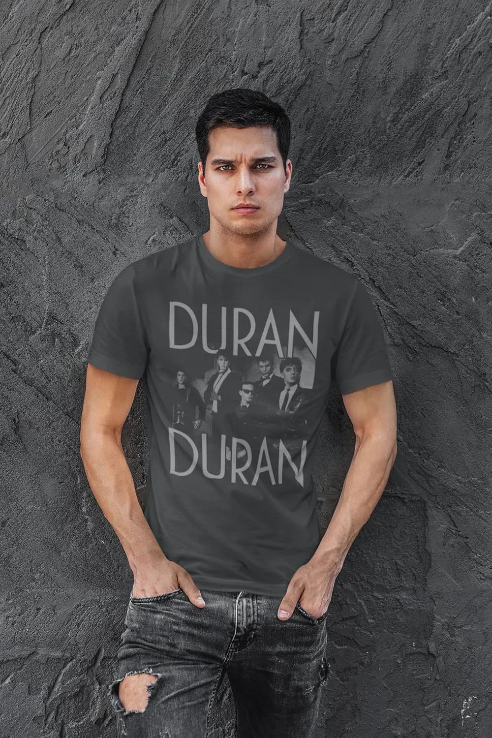Duran Duran Music 7 and TRT Photo Mens Short Sleeve T Shirt 80s Music Vintage Style Graphic Tees