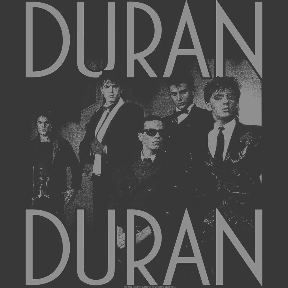 Duran Duran Music 7 and TRT Photo Mens Short Sleeve T Shirt 80s Music Vintage Style Graphic Tees