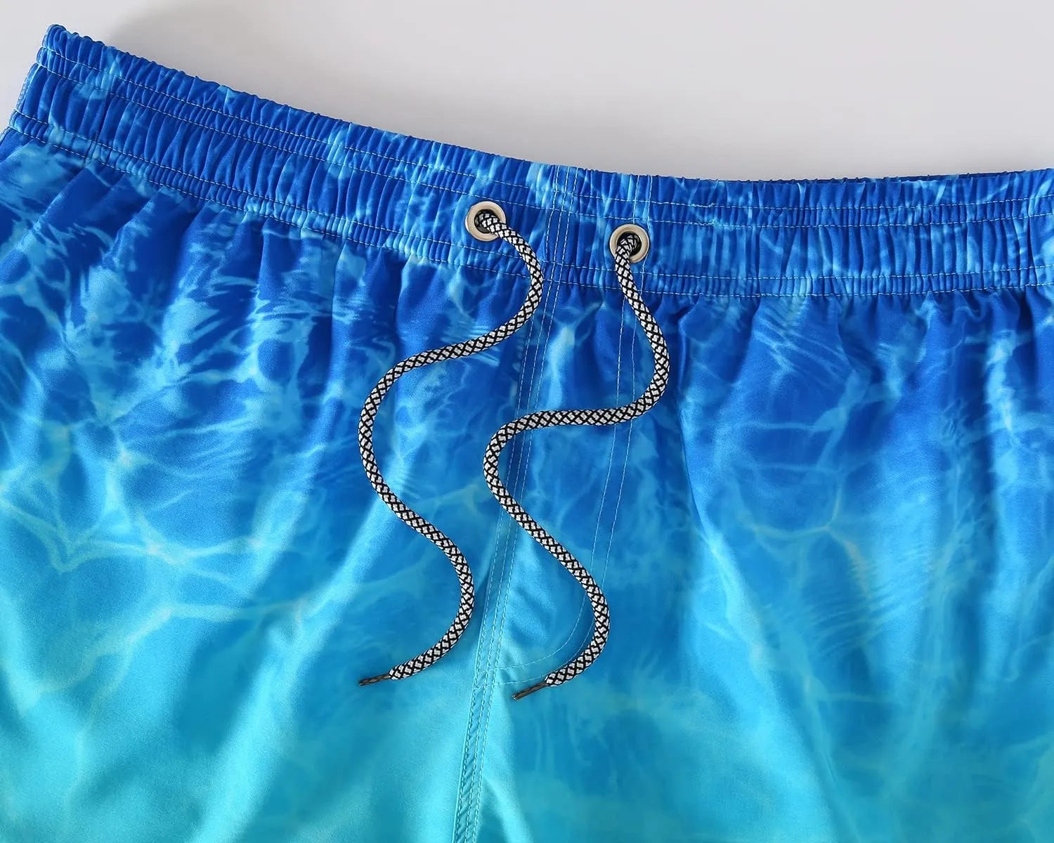 ELETOP Men's Swim Trunks Quick Dry Bathing Suit Swimming Board Shorts Mesh Lining Beach Swimwear