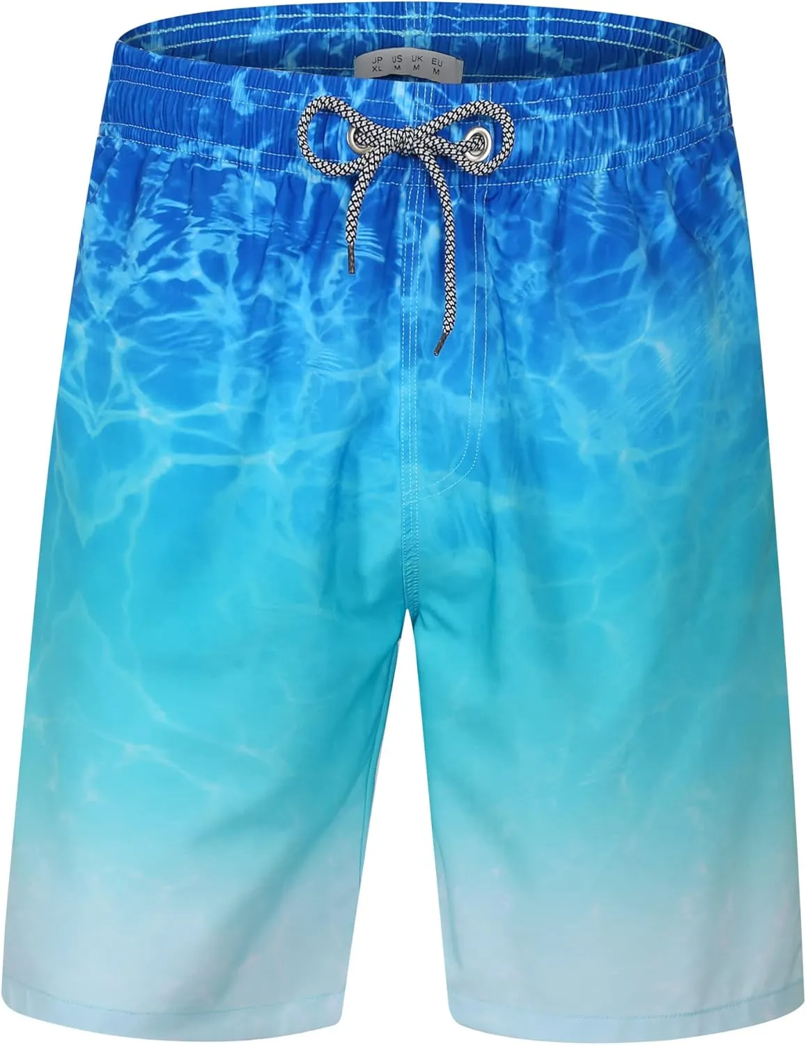ELETOP Men's Swim Trunks Quick Dry Bathing Suit Swimming Board Shorts Mesh Lining Beach Swimwear