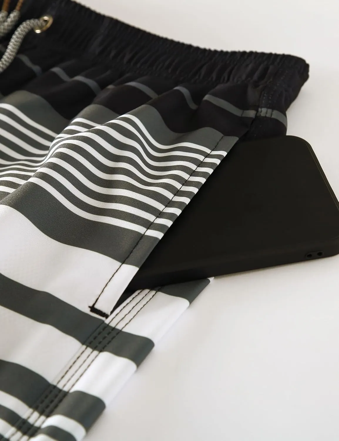 ELETOP Men's Swim Trunks Quick Dry Bathing Suit Swimming Board Shorts Mesh Lining Beach Swimwear