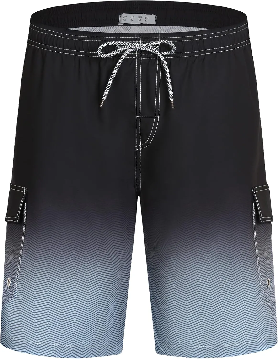 ELETOP Men's Swim Trunks Quick Dry Bathing Suit Swimming Board Shorts Mesh Lining Beach Swimwear