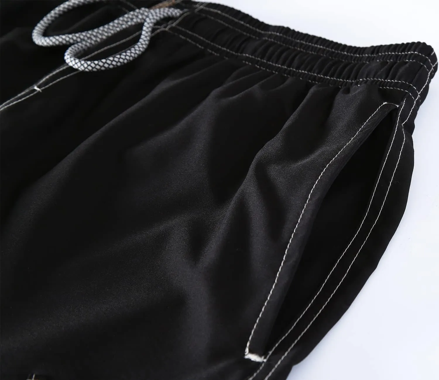 ELETOP Men's Swim Trunks Quick Dry Bathing Suit Swimming Board Shorts Mesh Lining Beach Swimwear
