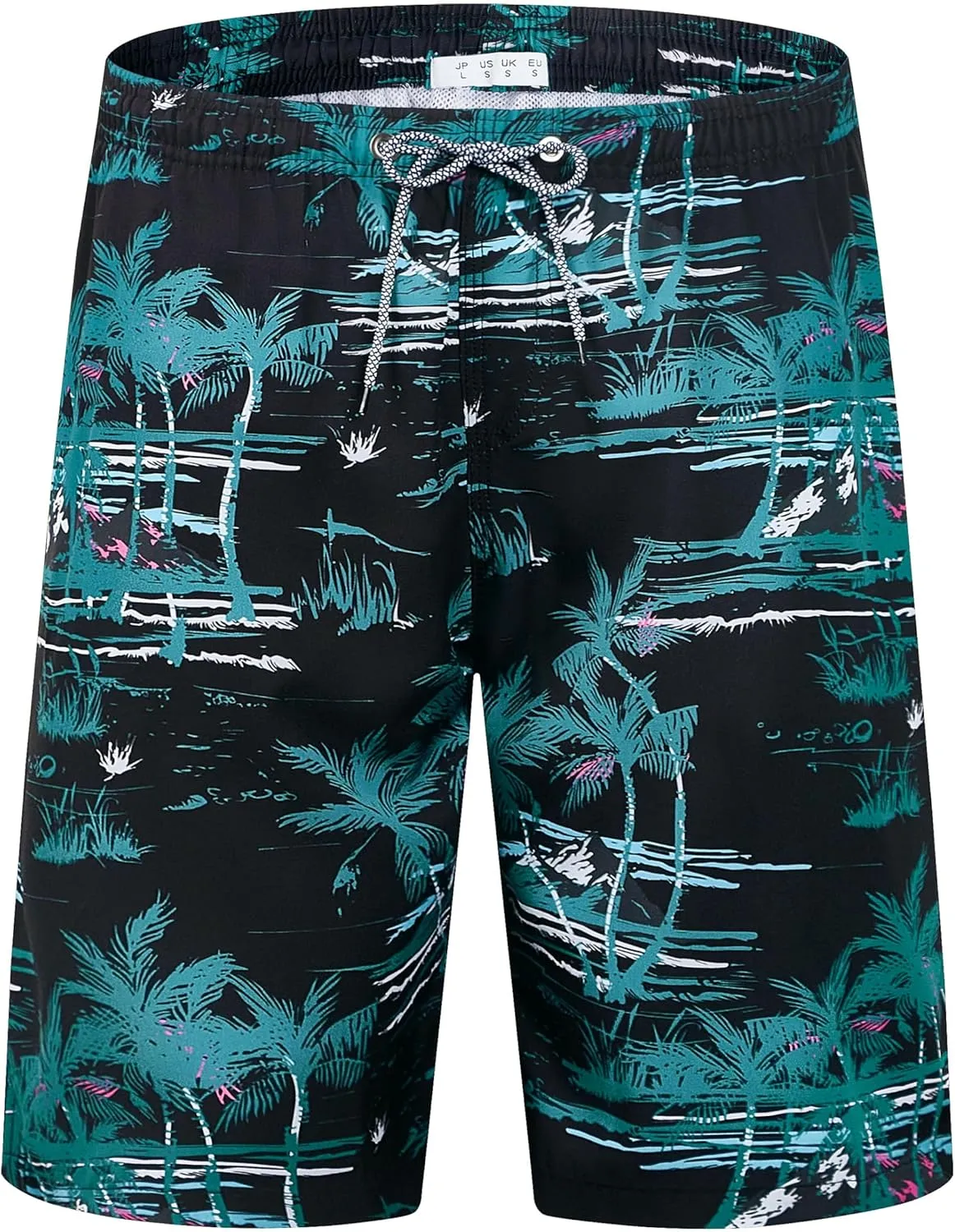 ELETOP Men's Swim Trunks Quick Dry Bathing Suit Swimming Board Shorts Mesh Lining Beach Swimwear