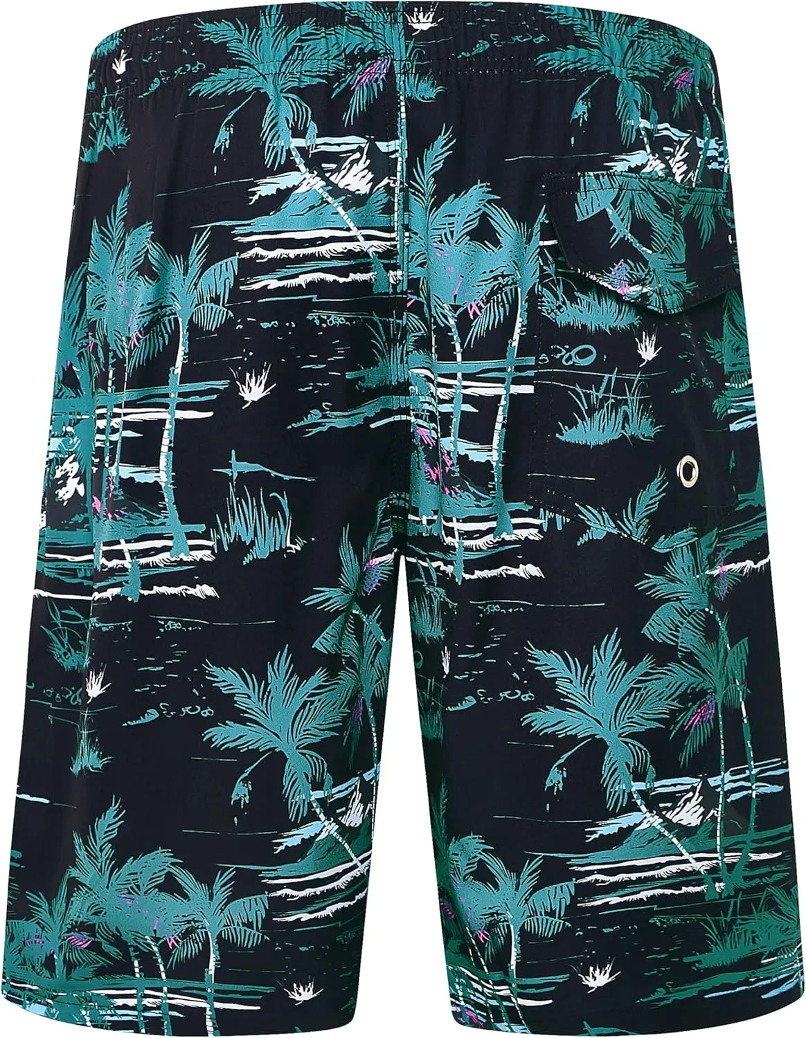 ELETOP Men's Swim Trunks Quick Dry Bathing Suit Swimming Board Shorts Mesh Lining Beach Swimwear