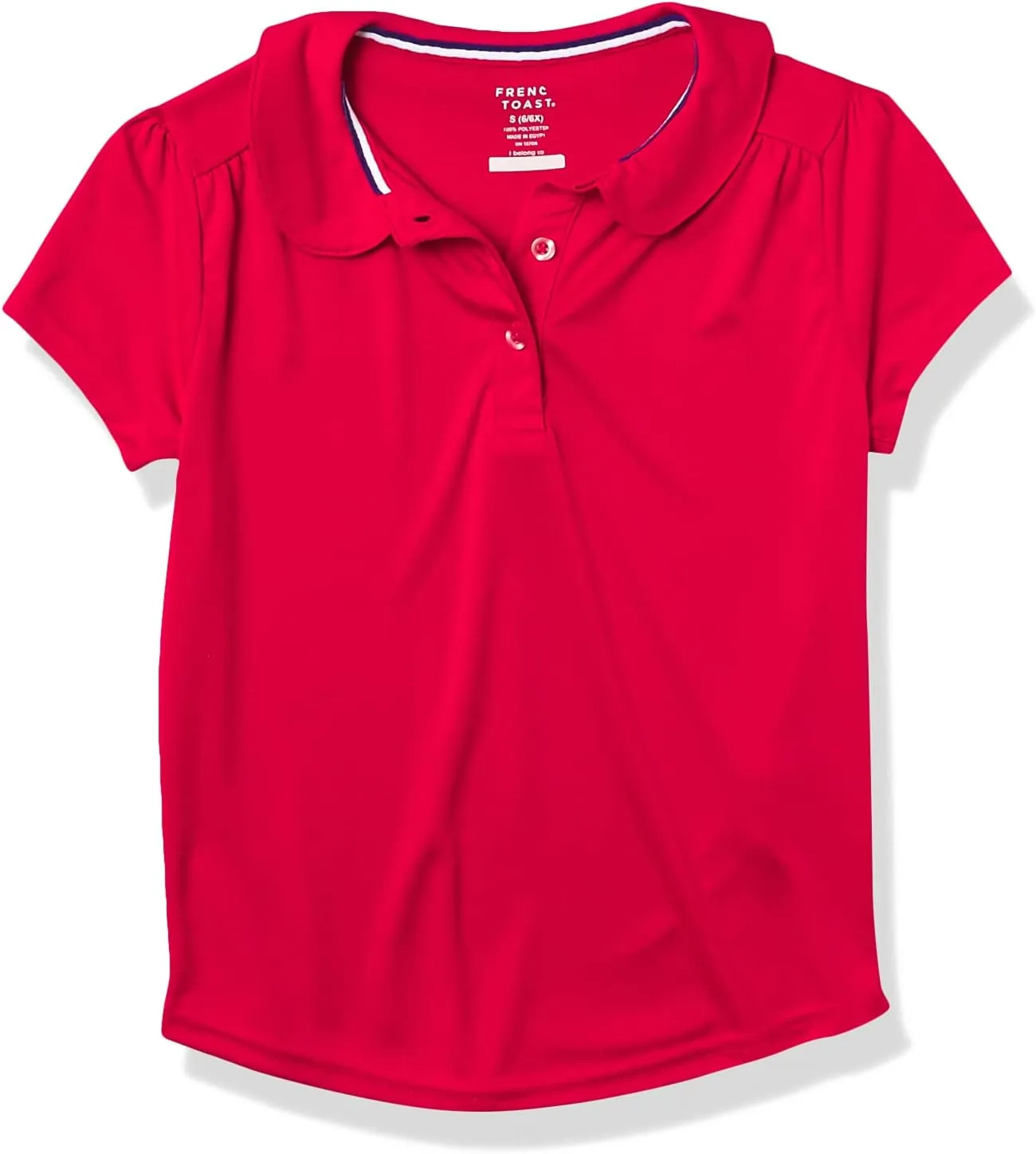 French Toast Girls' Short Sleeve Moisture Wicking Sport Polo