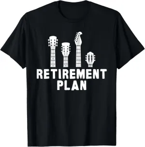 Guitar Band Retirement Plan Musik CD & Vinyl Vintage T-Shirt