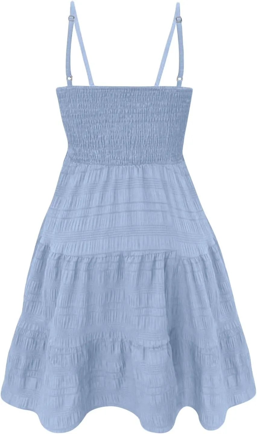 Homecoming Graduation Dresses for Teens Summer Beach Cute Mini Sundress Women Short Prom Dress Date Night Outfit