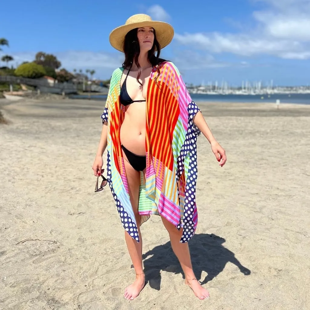 Humble Hilo Long Kimono Cardigan for Women Beach Cover up Casual Loose Prints & Patterns