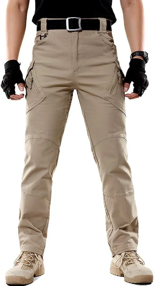 LABEYZON Men's Casual Cargo Work Pants Outdoor Lightweight Military Tactcial Pants for Men with 9 Pockets
