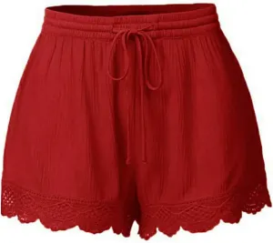 Linen Shorts for Women Lounge Walking Athletic Long Shorts Casual Sweat Shorts High Waisted Pants Plus Size Clothes