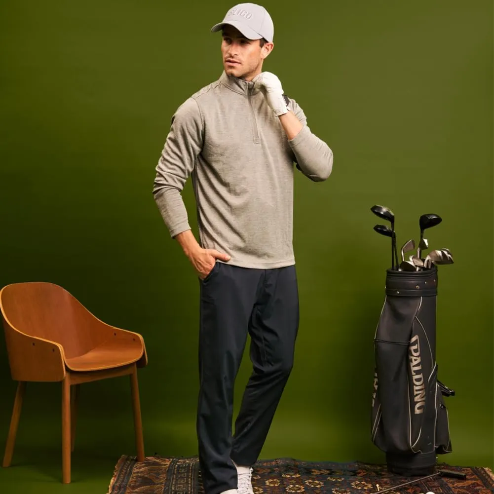 Long Sleeve Golf Shirt Men 1/4 Zip Pullover Mens Long Sleeve Sun Protection Shirts UPF 50 Lightweight Athletic Pullover