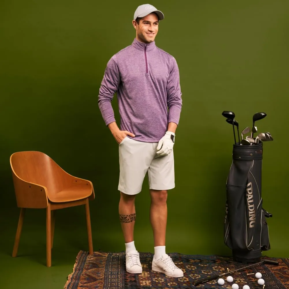 Long Sleeve Golf Shirt Men 1/4 Zip Pullover Mens Long Sleeve Sun Protection Shirts UPF 50 Lightweight Athletic Pullover