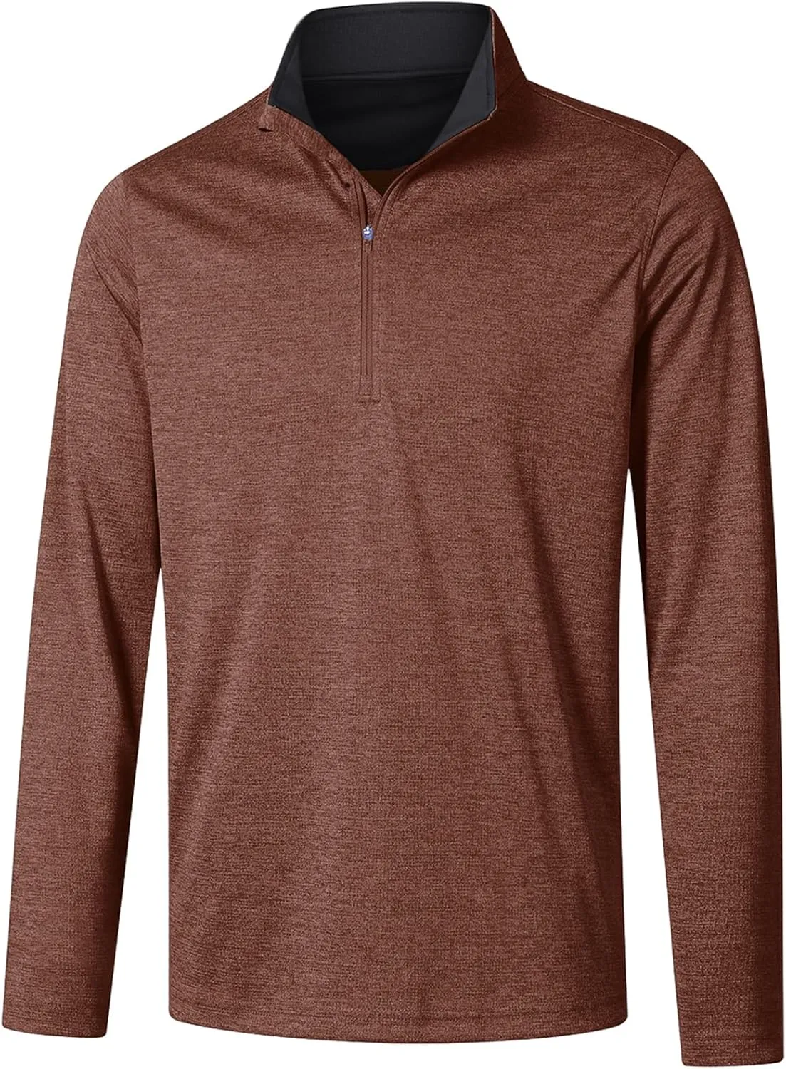 Long Sleeve Golf Shirt Men 1/4 Zip Pullover Mens Long Sleeve Sun Protection Shirts UPF 50 Lightweight Athletic Pullover