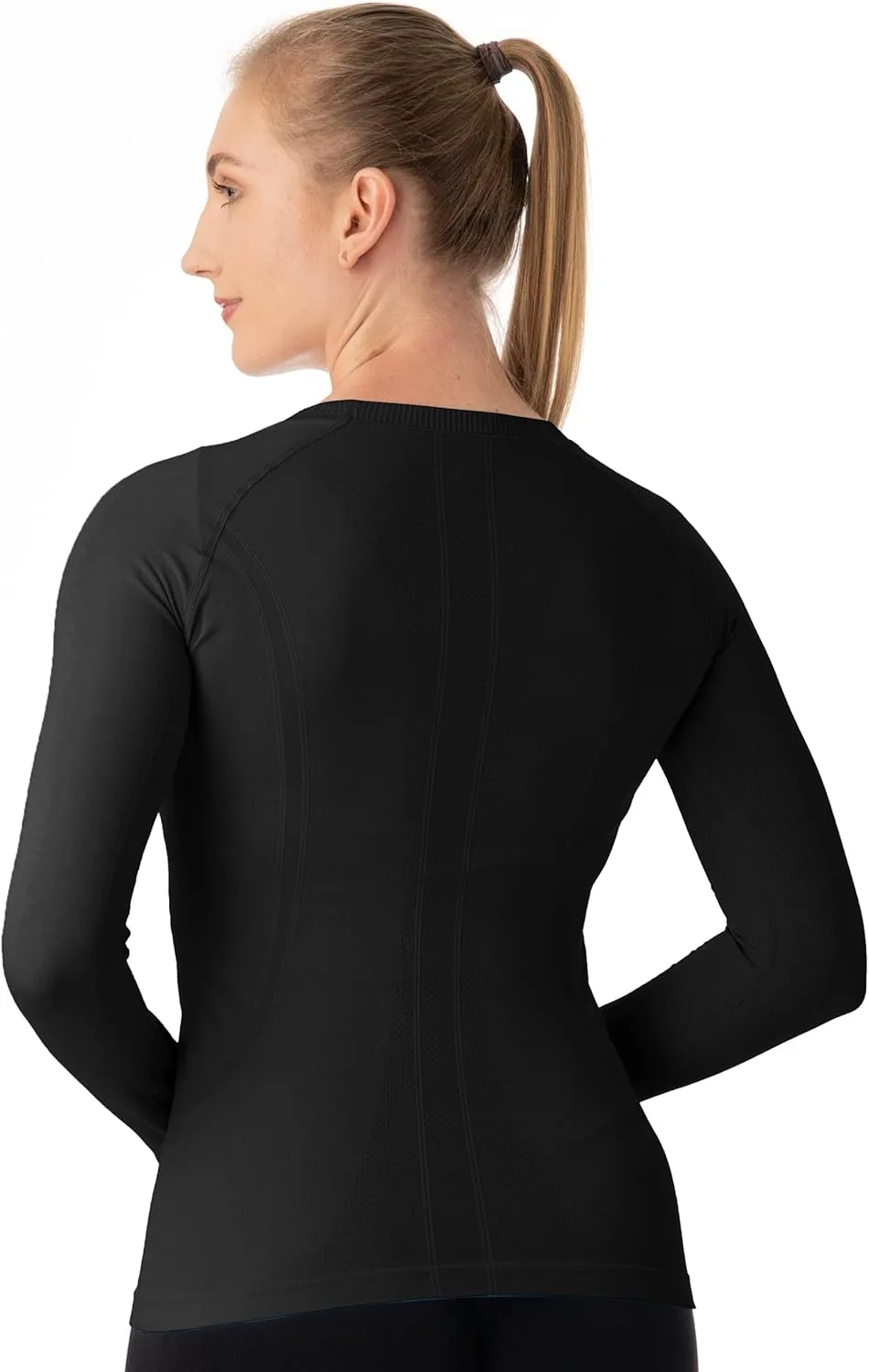 MathCat Seamless Workout Shirts for Women Long Sleeve Yoga Tops Sports Running Shirt Breathable Athletic Top Slim Fit