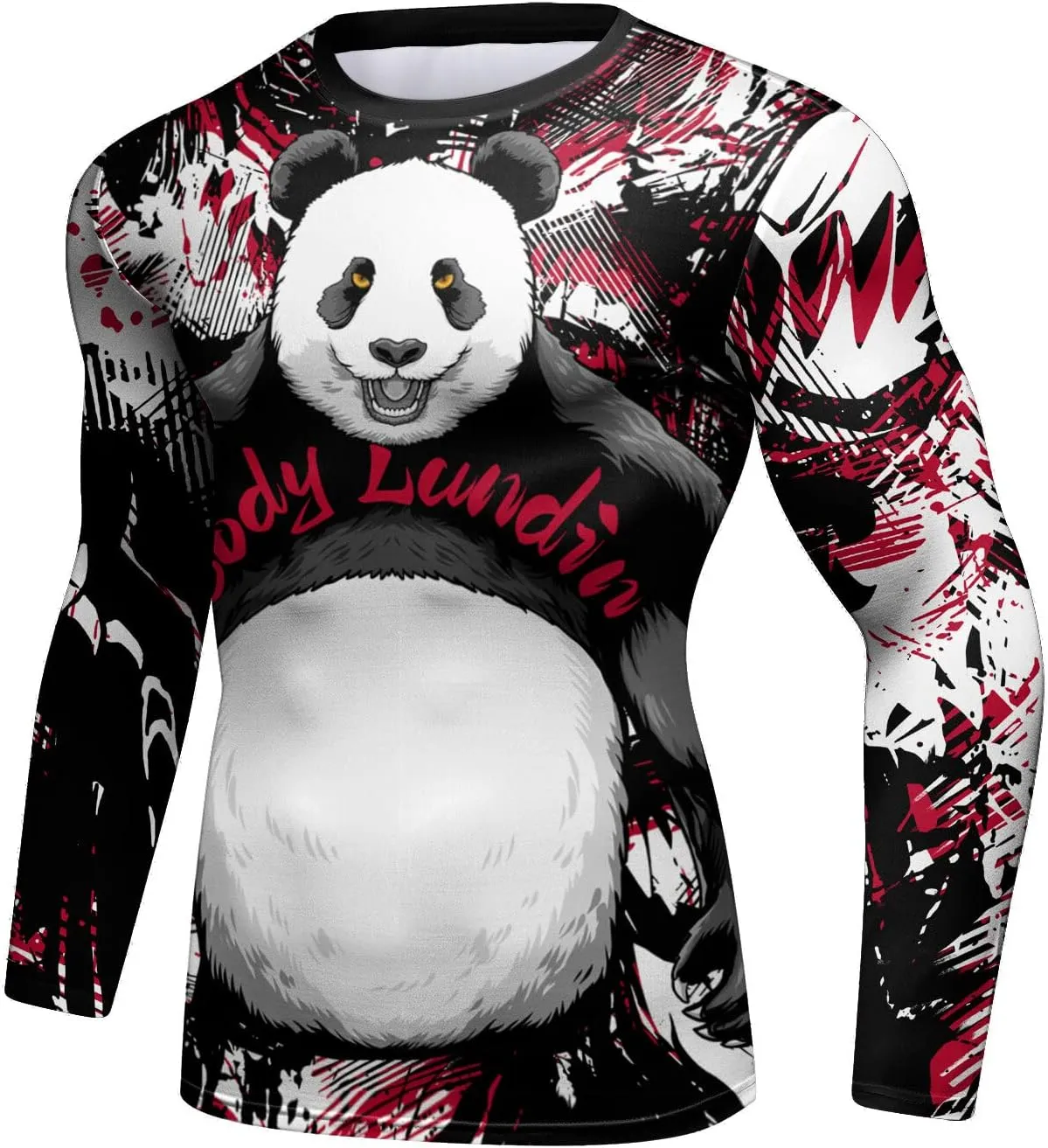 Men's Anime Series Compression Sports Shirt Skin Running Long Sleeve Tee