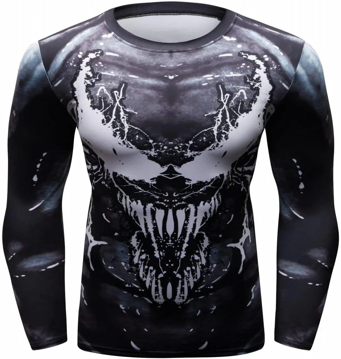 Men's Anime Series Compression Sports Shirt Skin Running Long Sleeve Tee