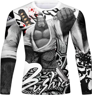 Men's Anime Series Compression Sports Shirt Skin Running Long Sleeve Tee
