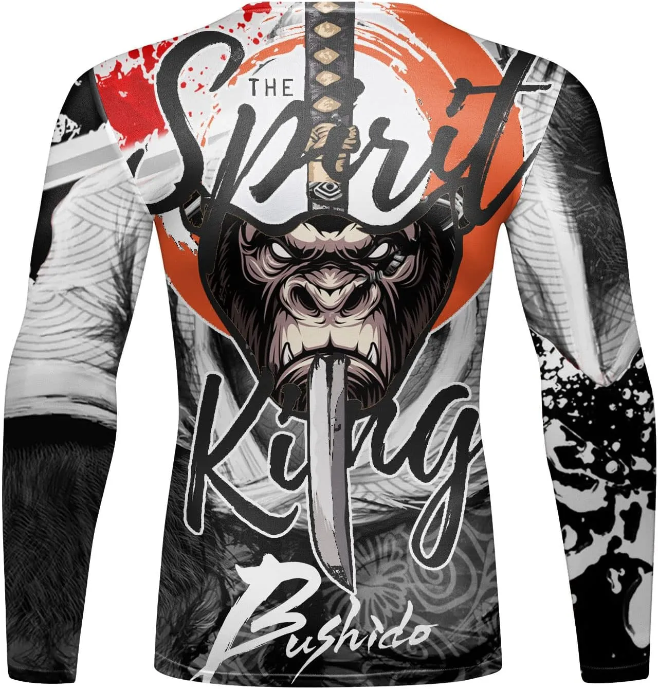 Men's Anime Series Compression Sports Shirt Skin Running Long Sleeve Tee