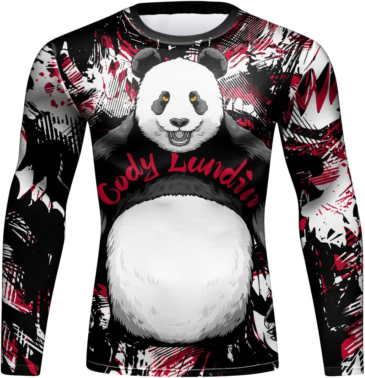 Men's Anime Series Compression Sports Shirt Skin Running Long Sleeve Tee