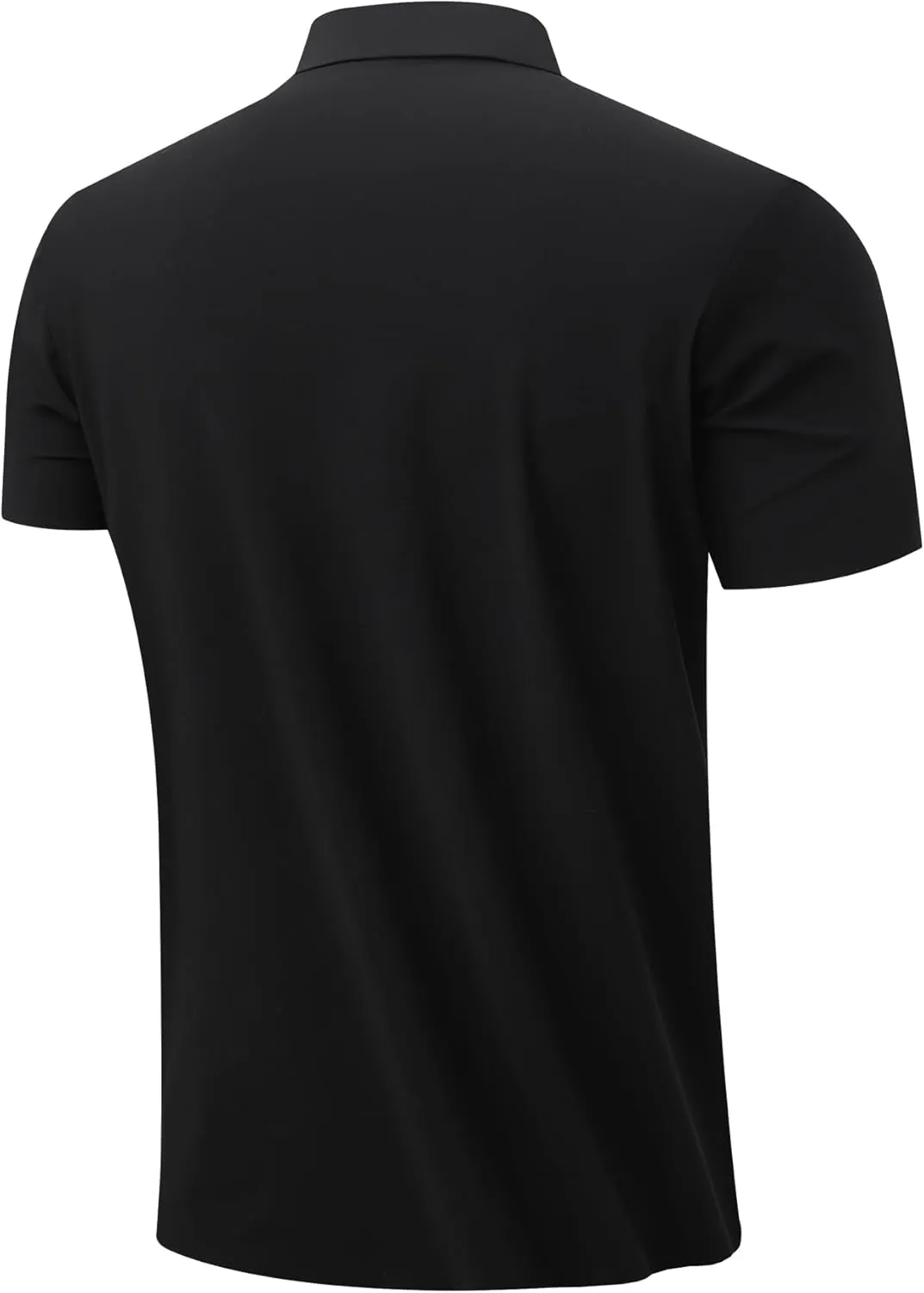 Mens Performance Polo Shirts Seamless Tech Golf Pickleball Shirts for Men Quick Dry Moisture Wicking