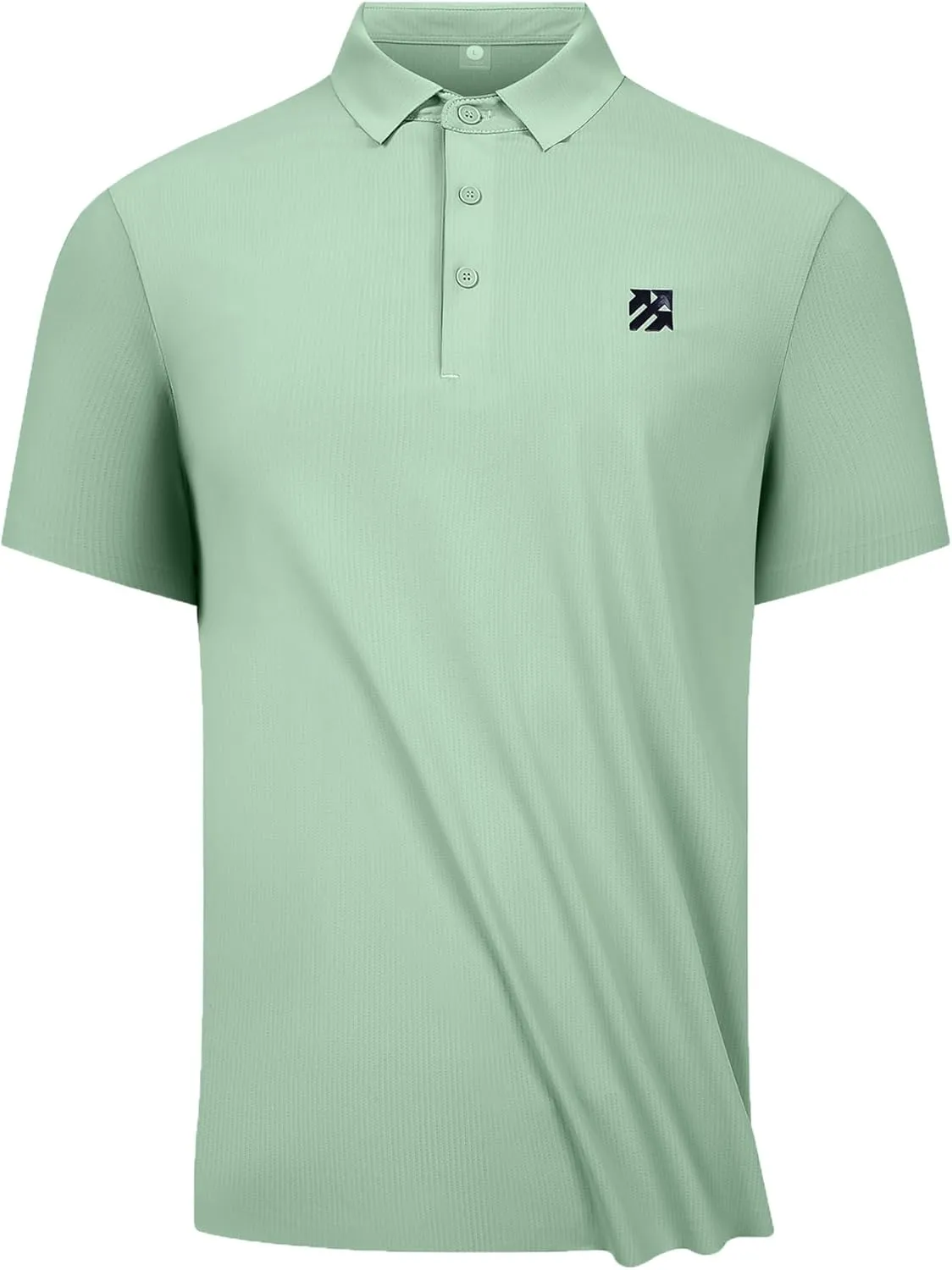 Mens Performance Polo Shirts Seamless Tech Golf Pickleball Shirts for Men Quick Dry Moisture Wicking