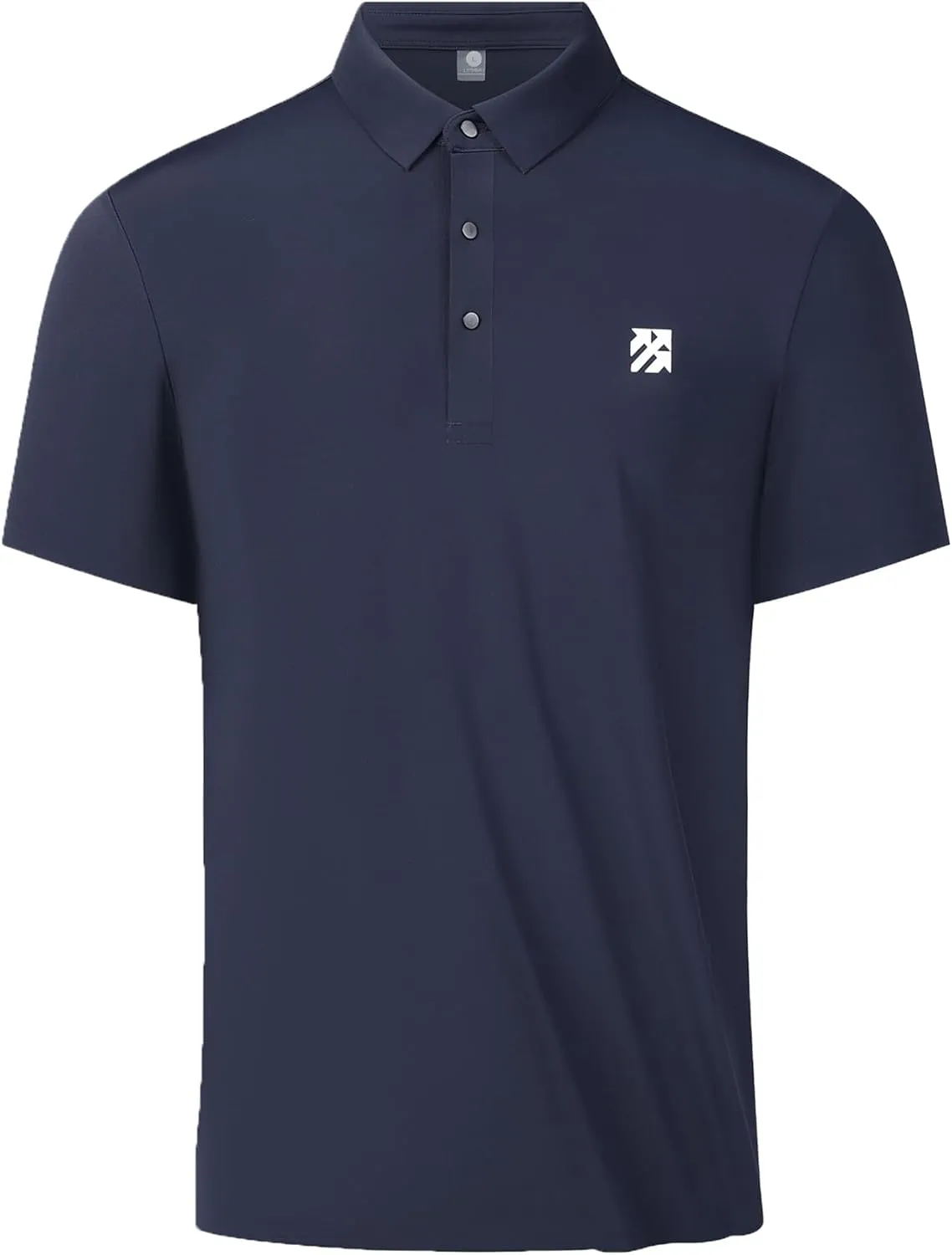 Mens Performance Polo Shirts Seamless Tech Golf Pickleball Shirts for Men Quick Dry Moisture Wicking