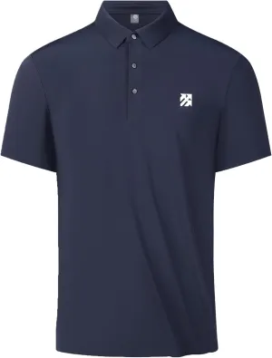 Mens Performance Polo Shirts Seamless Tech Golf Pickleball Shirts for Men Quick Dry Moisture Wicking