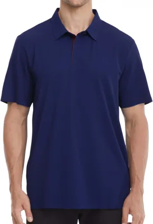Mens Polo Shirts Seamless Golf Shirts Short Sleeve Quick-Dry Polo for Men