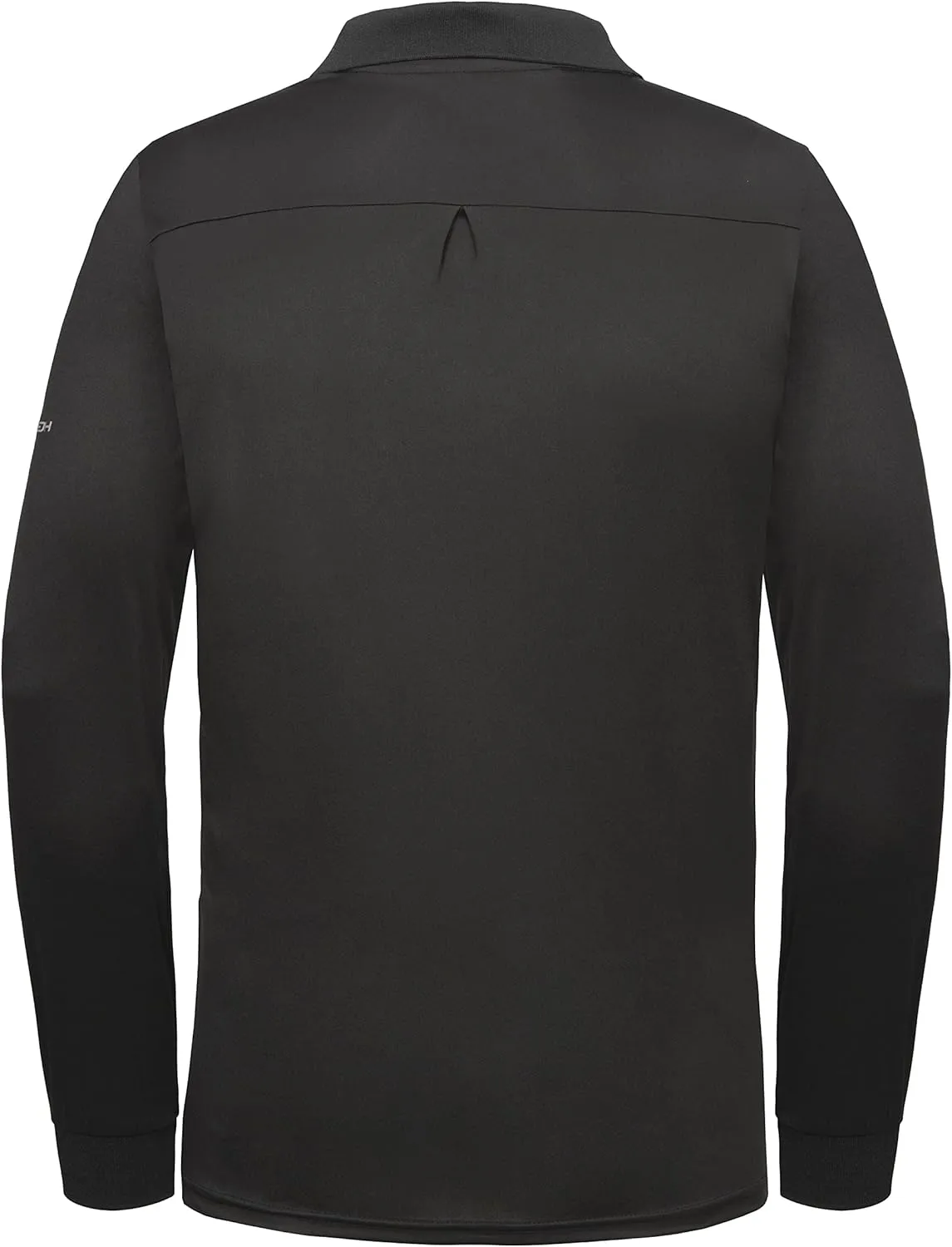 Men's Quick Dry Long Sleeve Polo Shirt Moisture Wicking UV Protection Sports T-Shirt