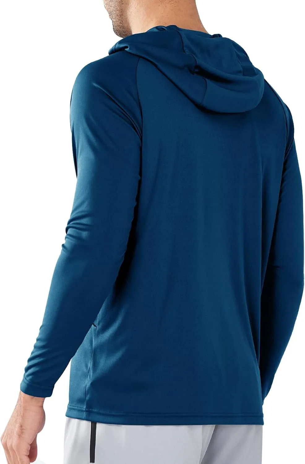 NORTHYARD Men's UPF 50  Hoodie Shirts Long Sleeve Sun Protection Fishing Swim Lightweight UV SPF Running Rash Guard Quick Dry
