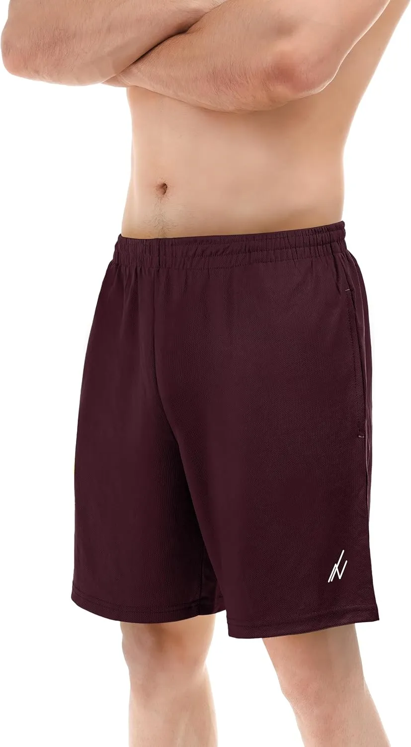 NY Threads Men's Athletic Shorts Quick Dry Loose-Fit Lightweight Running Workout Gym Shorts with Pockets