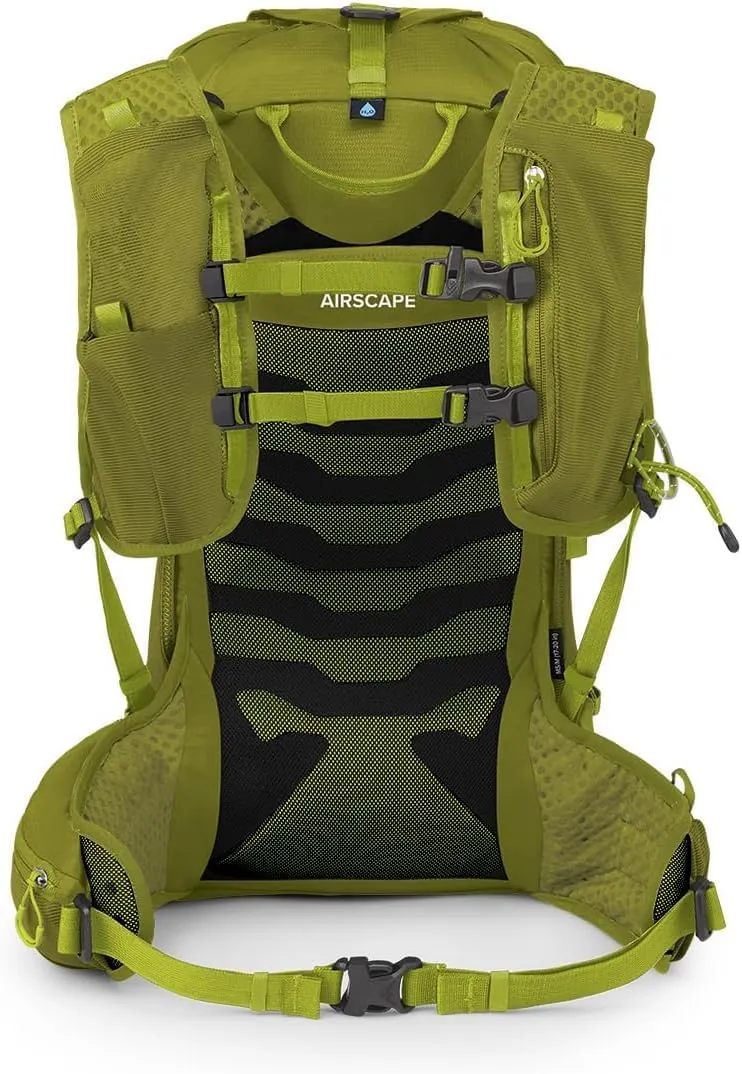 Osprey Talon Velocity 20L Men's Hiking Backpack, Matcha Green/Lemongrass, S/M