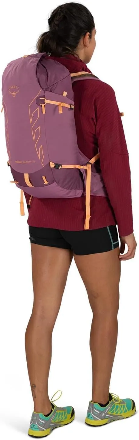 Osprey Tempest Velocity 20L Women's Hiking Backpack, Dark Charcoal/Chiru Tan, WM/L
