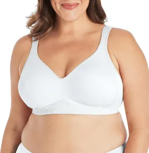 Playtex Women's Smoothing Wireless Bra, 18 Hour Plus-Size T-Shirt Bras Available, No Show, 4049